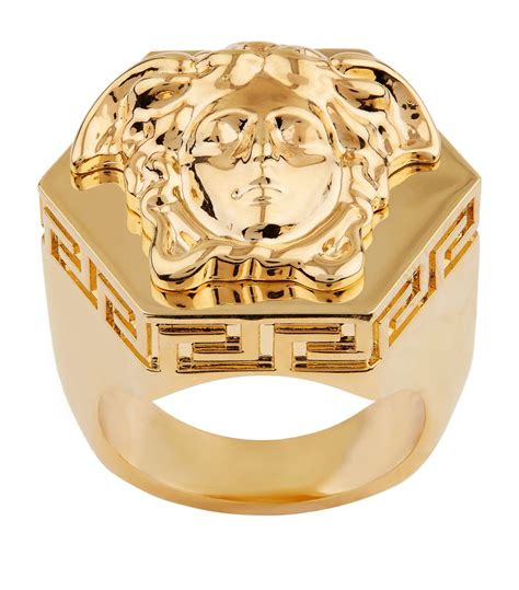 men's versace rings for sale|Versace medusa ring men.